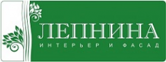 Логотип компании ЛЕПНИНА. Интерьер и фасад